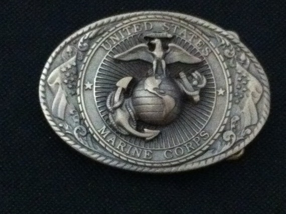 usmc belt buckle