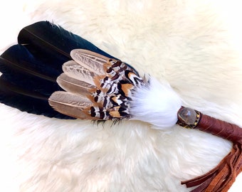 Authentic Native American South Dakota smudging feather Christmas