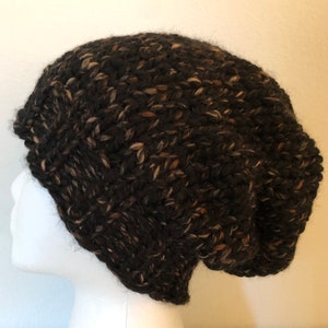 Chunky Knit Hat in Toasted Almond,  Knit Hat, Unisex Knit Hat,  Chunky Knit Beanie, Chunky Hat, Gift for Her, Gift for Him *Ready To Ship*
