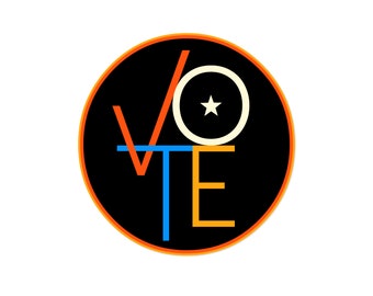 Vote Vinyl Sticker 3 inches