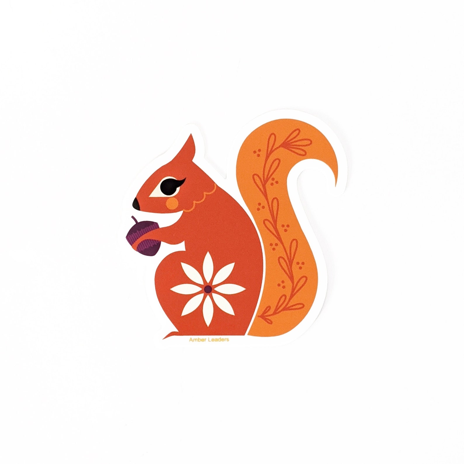 Squirrel Vinyl Sticker 3.25 Inches Etsy