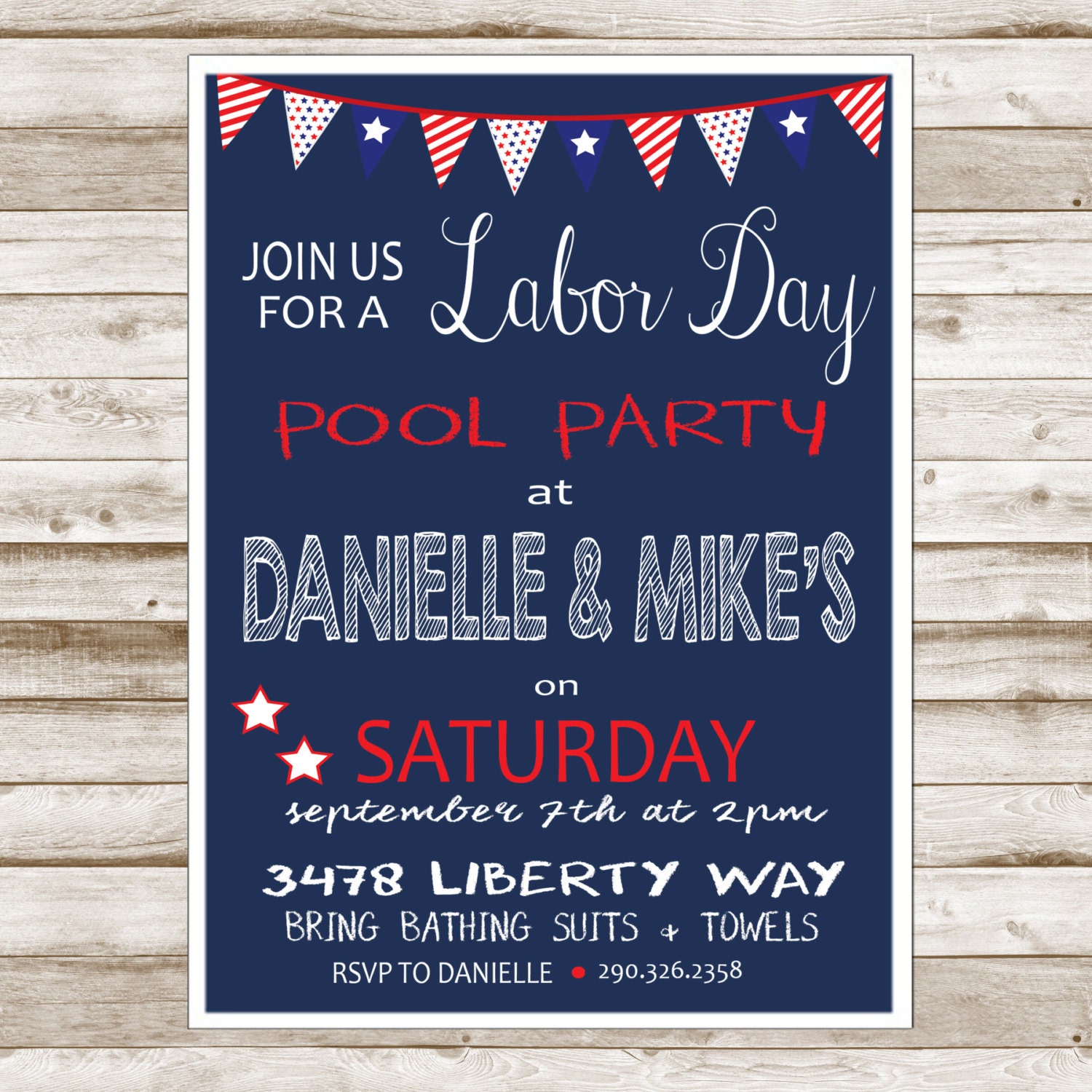 labor-day-invitation-printable-invitation-pool-party-4th-of-etsy