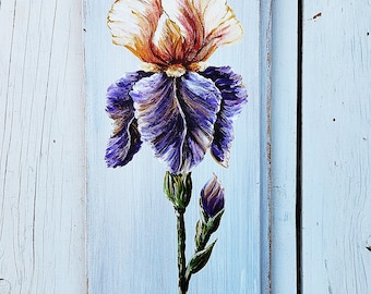 Iris porch board, iris, shiplap