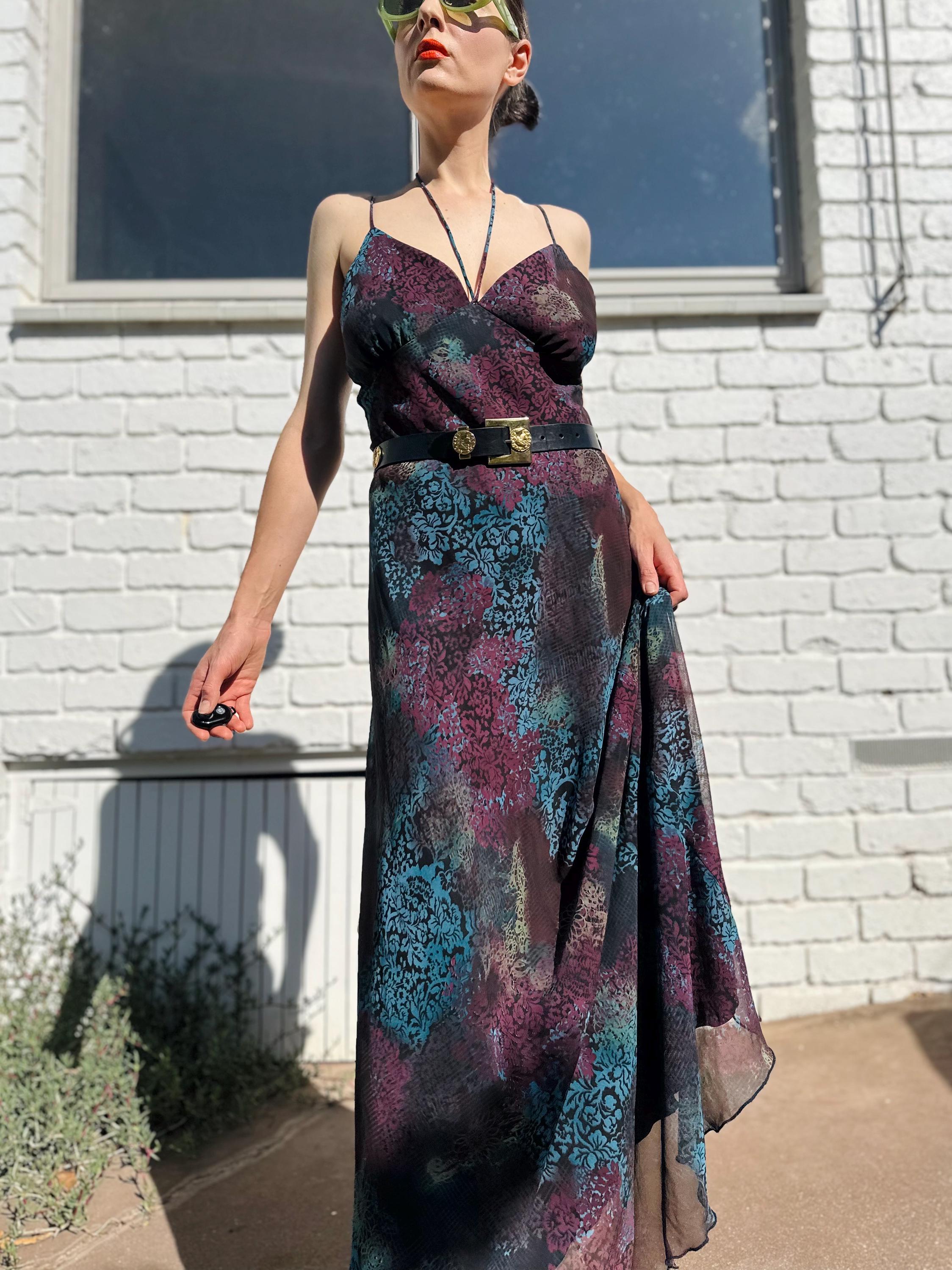 blue dress for baby girl 90s Icon V Slip Dress main image 0
