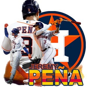 Jeremy Pena T-shirt Houston Astros Peña Tshirt Baseball Navy &