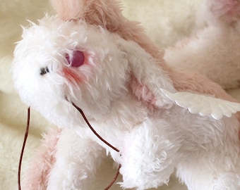 Dragon Fluffy creature art dolls fantasy art dolls