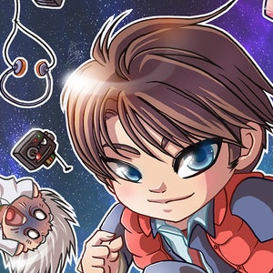 Back to the Future PDF to print A4 Prints downloadable fanarts and manga illustrations