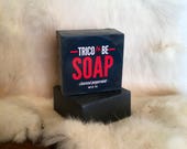 Activated Charcoal Soap, Peppermint Essential Oil, Detox Soap, Acne Soap, Black Soap - 4 oz. bar