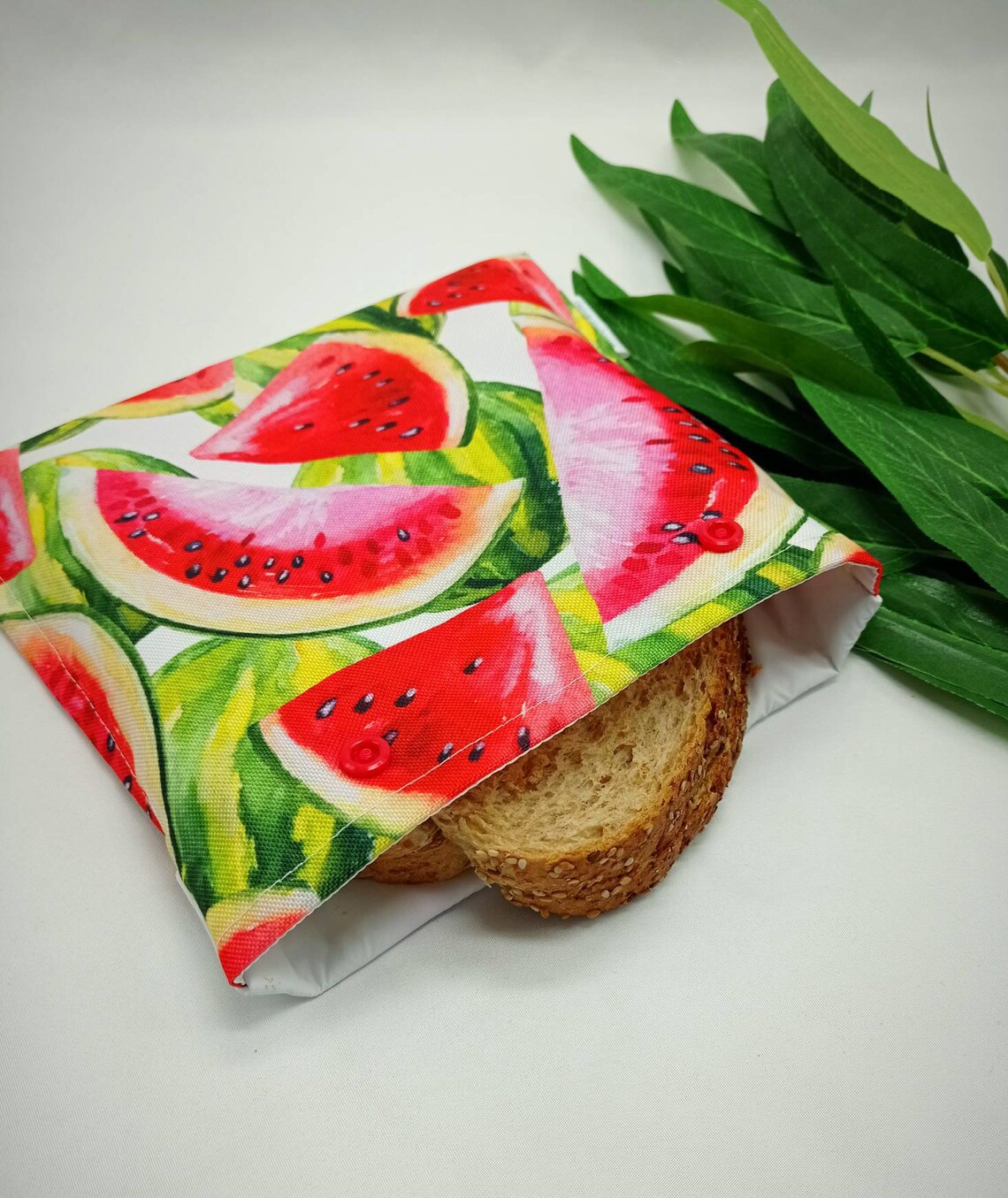 Reusable ziplock washable sandwich bag zero waste sandwich Etsy