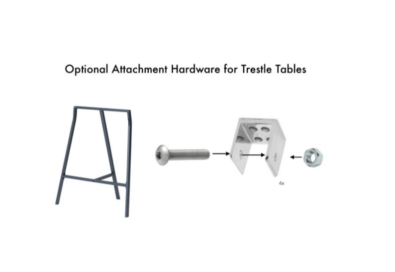 Optional Attachment Kit for Ikea Lerberg Trestles. Kit Etsy