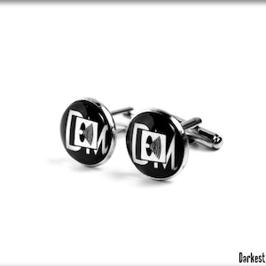 Depeche Mode Cufflinks, Music for the Masses, Mens Jewelry, Fan Accessories, For Him
