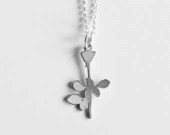 Depeche Mode Schmuck, Violator Anhänger, Silberkette, Fan Art