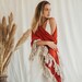 Round Design Hippie Scarf Women Beach Cover Up Scarf Boho Girls Wrap Cachecol