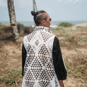 Boho Vest ∆ Men Sleeveless Jacket ∆ Festival Clothes Tunic