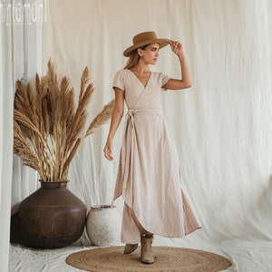 Organic cotton wedding hot sale dress