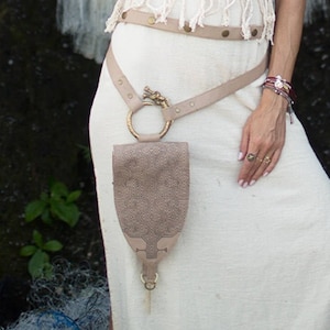 Boho Waist Bag ∆ Transformer Thigh Bag ∆ Festival Belt with Pouches ∆ Hippie Man Pocket Belt ∆ Canvas Backpack ∆ Hip Bag with Dragon Buckle