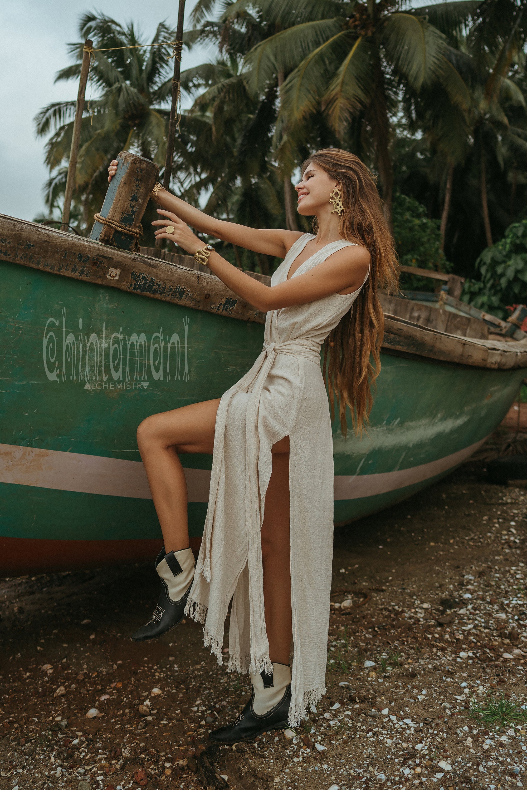 IVORY SATIN ONE SHOULDER WRAP DRESS – L'ABEYE