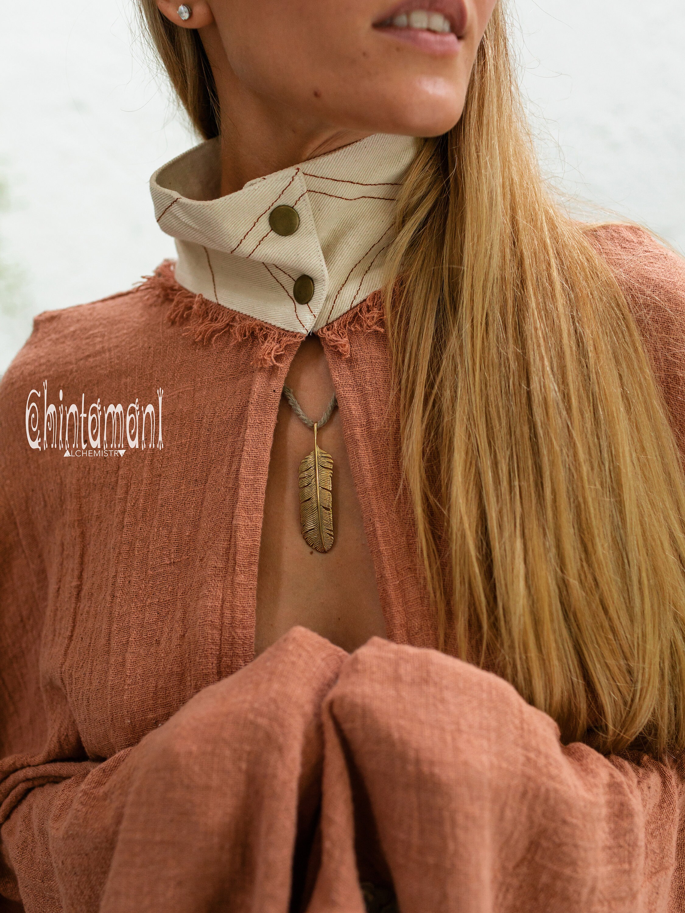 Frędzle Boho Poncho Kobiety Peleryna ∆ Bawełniany szal