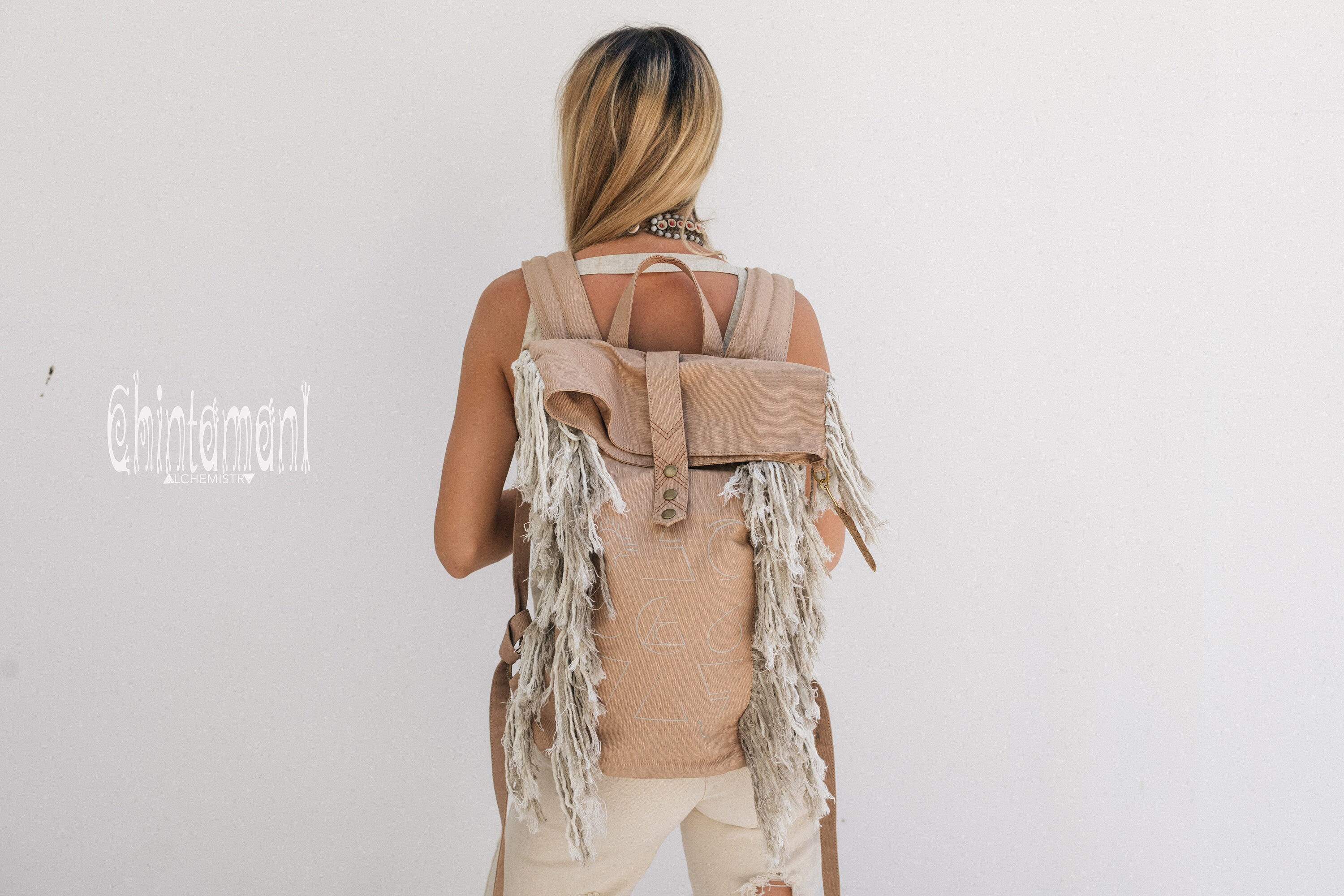 etsy vegan backpack