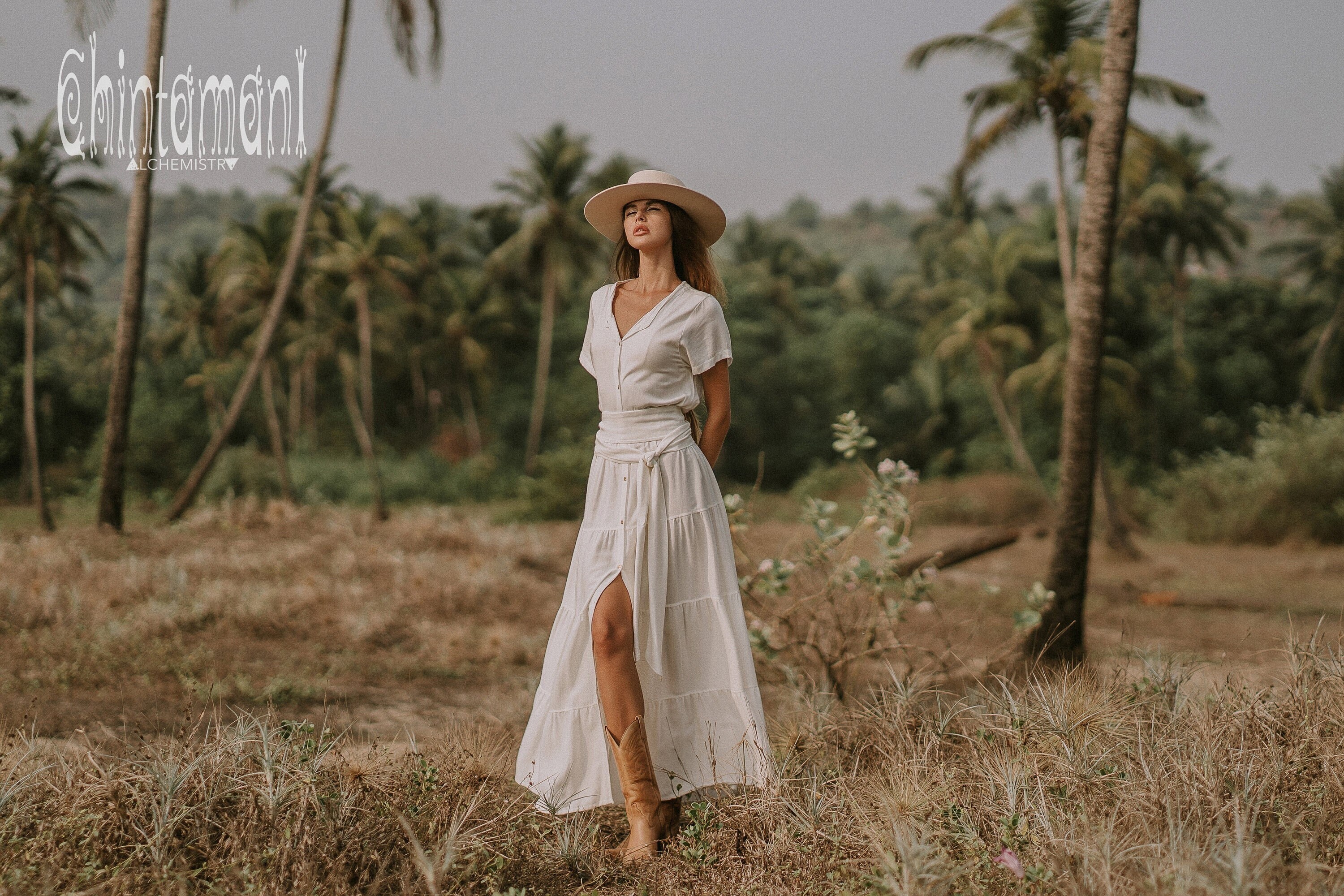 Boho Button up Dress Etsy