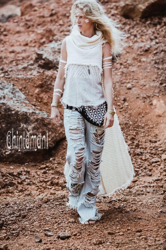 Rohbaumwolle Frock Bolero Top Lange Schwanz Weste Boho Etsy