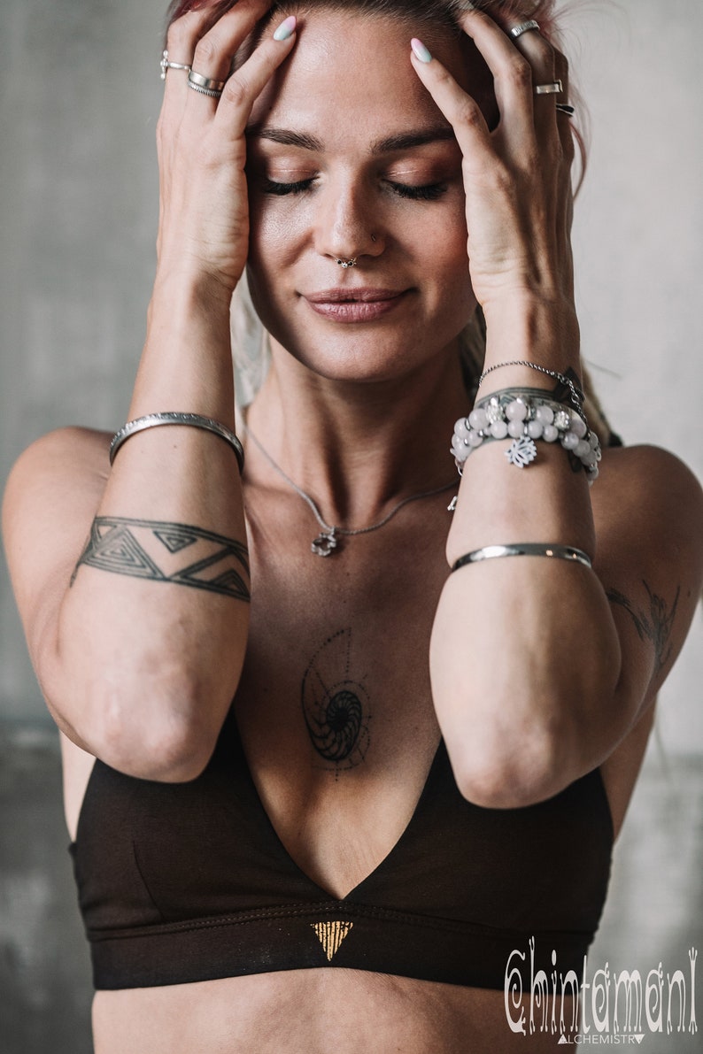 Sports Bra Yoga Top Cotton Bra Top Comfy Yoga Clothing Etsy