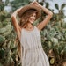 Summer Boho Dress ∆ Festival Clothes Women Maxi Dress ∆ Beach Wedding Dresses ∆ Raw Cotton Cottagecore Dress ∆ Rope Goddess Dress/ Off white