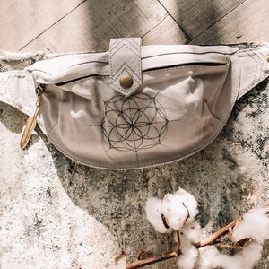 Banana Bag Fanny Pack Women Flower Of Life Bag Canvas Waist Bag Desert Man Festival Pocket Belt Phone Fanny Waist Pack Pouch zdjęcie 6