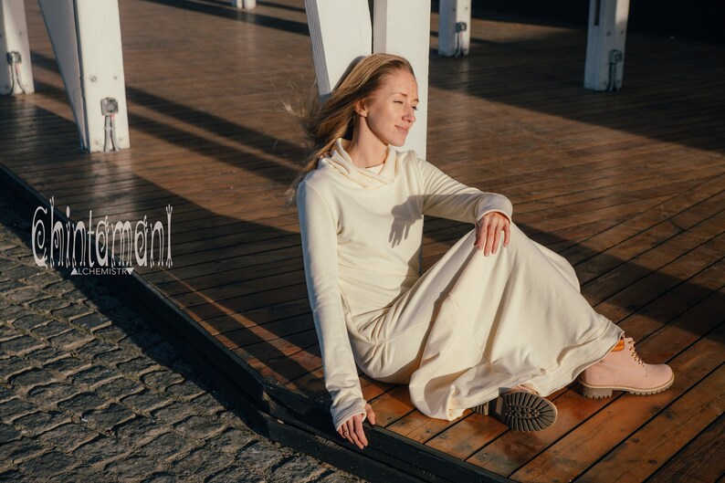 etsy bohemian white dress