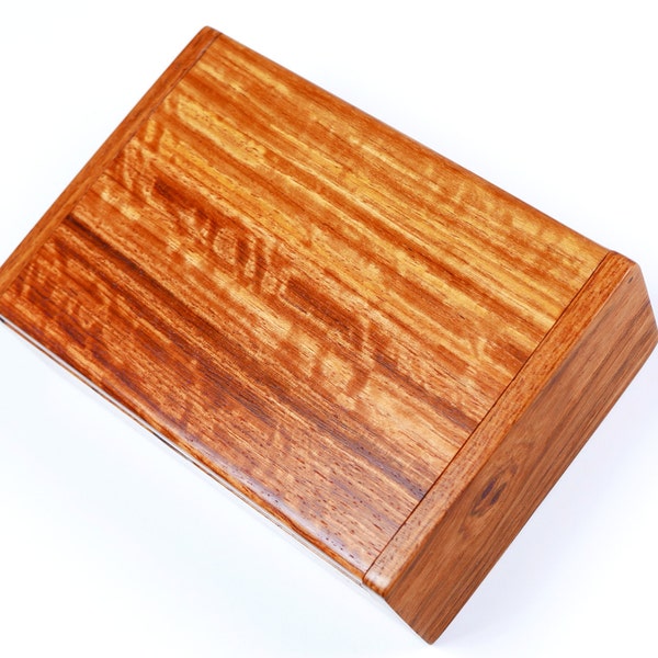 4" Limited Water Ripple Pattern Rosewood Box, Card Case, Jewelry Box, Wooden Keepsake Box, Handcrafted Wooden Storage Supply