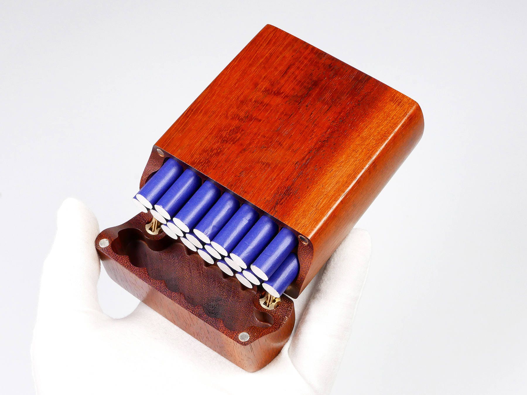 cigarette case aliexpress Tobacco The Last Cigarette Size Custom Padouk Wood Cigarette Case,
