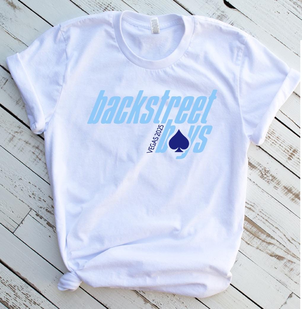 Spirit Jersey Backstreet Boys 2025 – Camicia Blu Manica Lunga Las Vegas Sphere