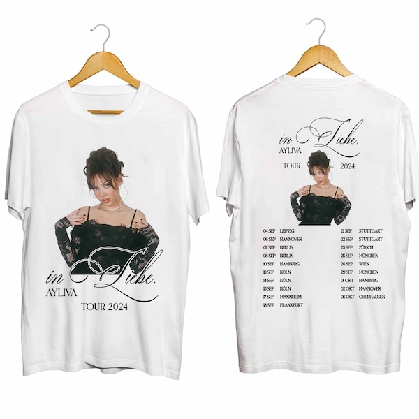 Ayliva Tour 2025 T-Shirt - Baumwolle Unisex Streetwear