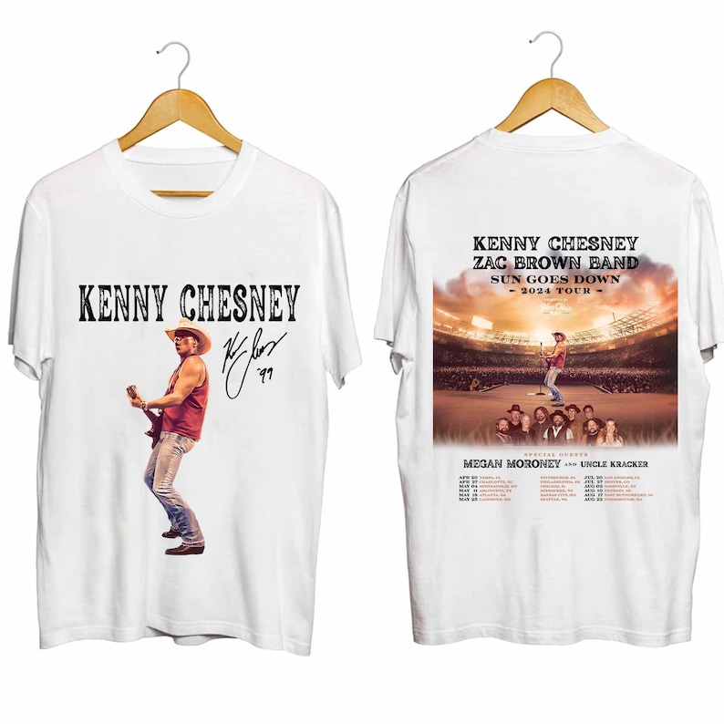 Kenny Chesney Shirt, Sun Goes Down 2024 Tour Shirt, Country Music Tour