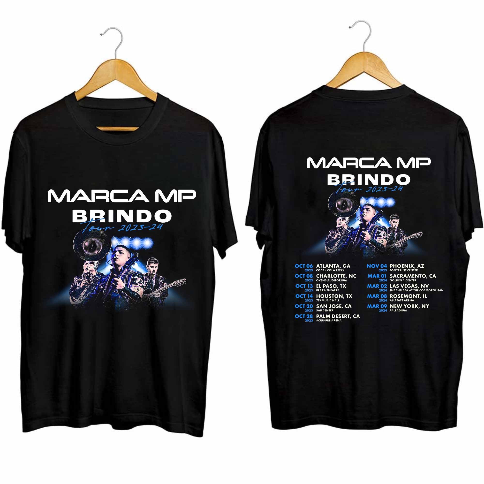 Marca MP Brindo Tour 2023 2024 Shirt, Marca MP Band Fan Shirt