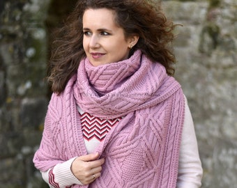 Knitting Pattern - Castle Cable Scarf