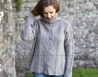 Knitting Pattern - Big Temptation Sweater (Adult sizes)