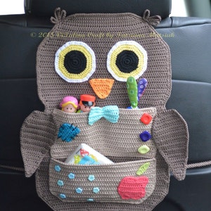 Crochet Pattern - Owl Treasure Organiser