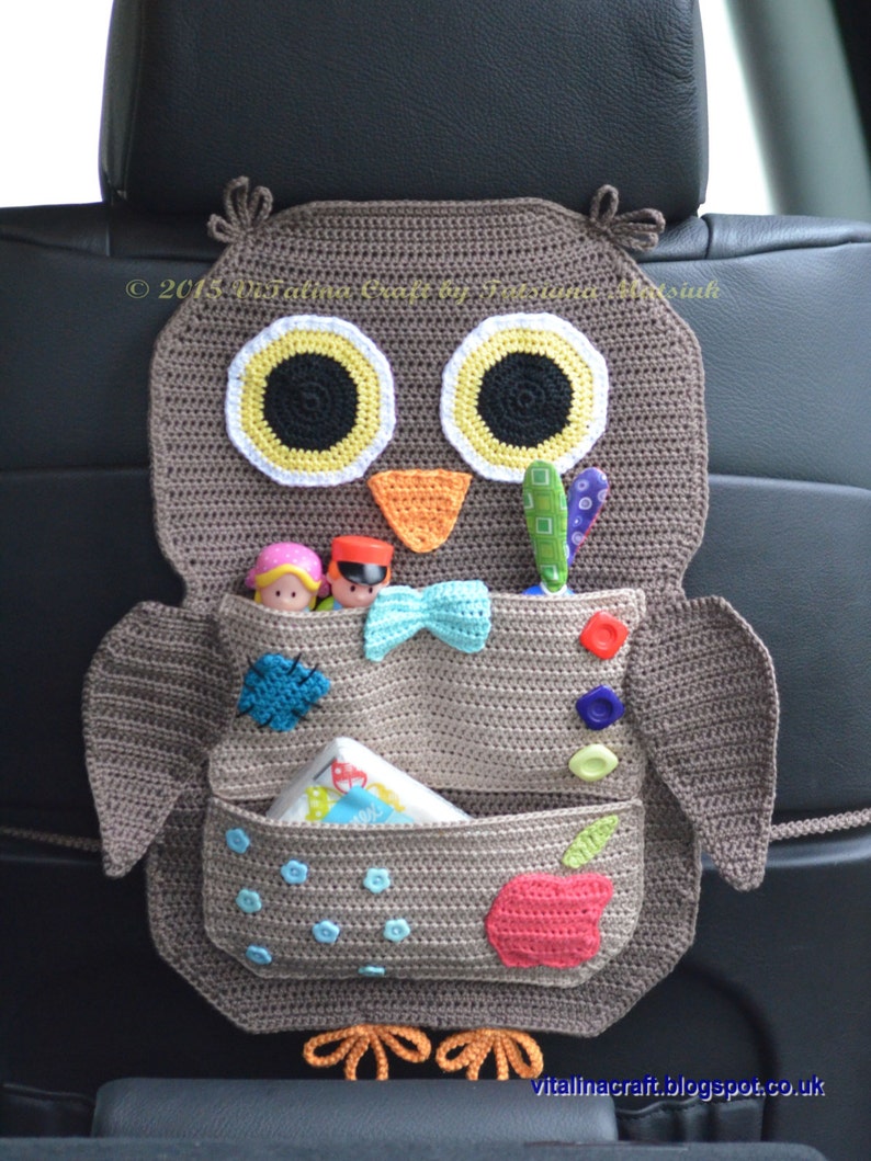 Crochet Pattern Owl Treasure Organiser image 2