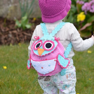 Crochet Pattern - Owl Traveller Backpack