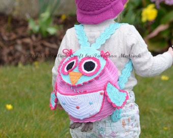 Crochet Pattern - Owl Traveller Backpack
