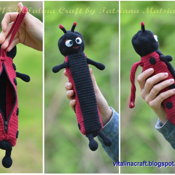 Crochet Pattern - Ladybird Umbrella Case