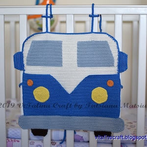 Crochet Pattern - Camper Van Organiser