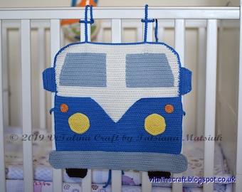 Crochet Pattern - Camper Van Organiser