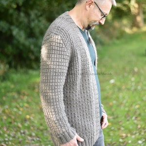 Knitting Pattern Gear Cardigan Adult sizes image 4