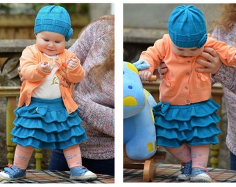 Knitting Pattern - Little Bell Skirt (Baby and Child sizes)