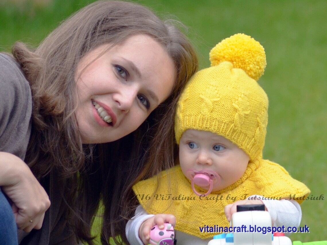 Knitting Pattern - Cable Crown Hat and Cowl Set (all Sizes) - Etsy
