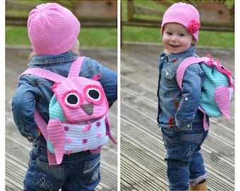 Crochet Pattern - Owl Adventure Backpack