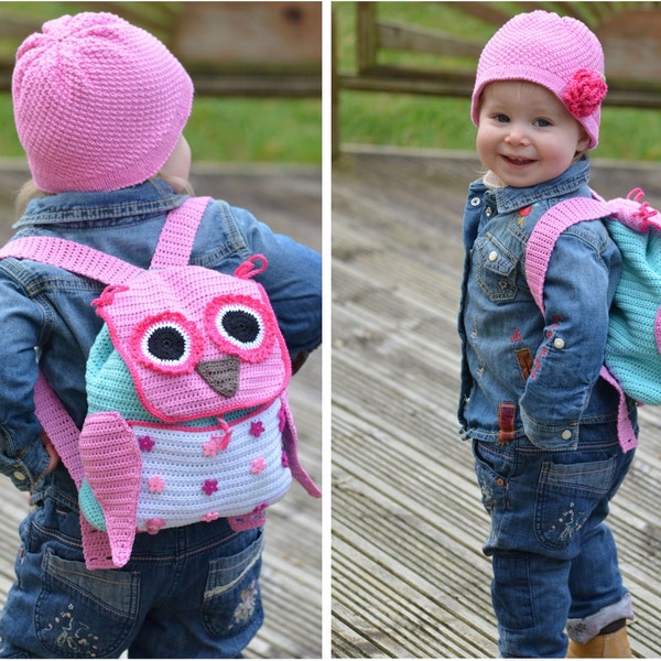 Crochet Pattern - Owl Adventure Backpack