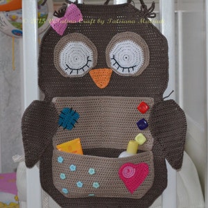 Crochet Pattern Owl Treasure Organiser image 4